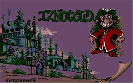 Title screen of Iznogoud on the Atari ST.