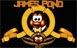 Title screen of James Pond on the Atari ST.