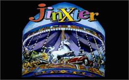 Title screen of Jinxter on the Atari ST.