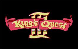 Title screen of King's Quest III: To Heir is Human on the Atari ST.