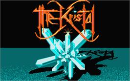 Title screen of Kristal on the Atari ST.