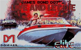 Title screen of Live and Let Die on the Atari ST.