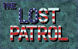 Title screen of Lost Patrol on the Atari ST.