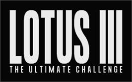 Title screen of Lotus: The Ultimate Challenge on the Atari ST.