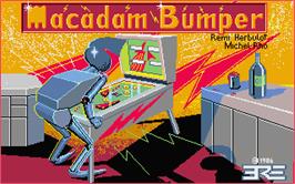 Title screen of Macadam Bumper on the Atari ST.
