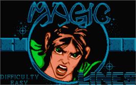 Title screen of Magic Lines on the Atari ST.