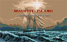 Title screen of Maupiti Island on the Atari ST.