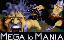 Title screen of Mega Lo Mania & First Samurai on the Atari ST.