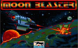 Title screen of Moon Blaster on the Atari ST.
