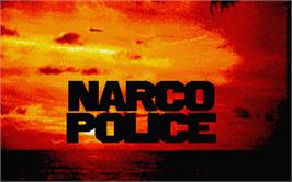 Title screen of Narco Police on the Atari ST.