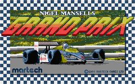 Title screen of Nigel Mansell's Grand Prix on the Atari ST.