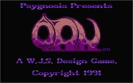 Title screen of Ork on the Atari ST.