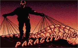 Title screen of Paragliding on the Atari ST.