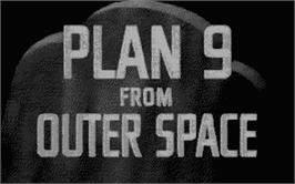 Title screen of Plan 9 From Outer Space on the Atari ST.
