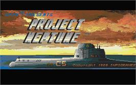 Title screen of Project Neptune on the Atari ST.