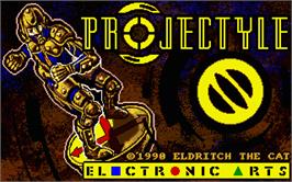 Title screen of Projectyle on the Atari ST.