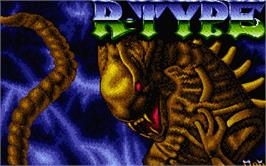 Title screen of R-Type on the Atari ST.