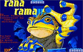 Title screen of Rana Rama on the Atari ST.
