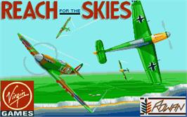Title screen of Reach for the Skies on the Atari ST.