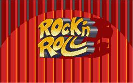 Title screen of Rock 'n Roll on the Atari ST.