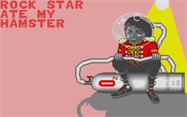 Title screen of Rock Star Ate my Hamster on the Atari ST.