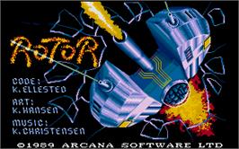 Title screen of Rotor on the Atari ST.