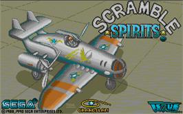 Title screen of Scramble Spirits on the Atari ST.