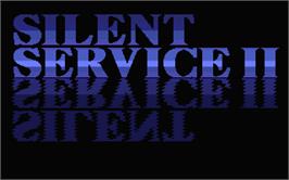 Title screen of Silent Service 2 on the Atari ST.