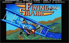 Title screen of Sky Shark on the Atari ST.