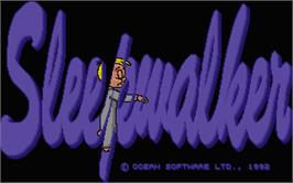 Title screen of Sleepwalker on the Atari ST.