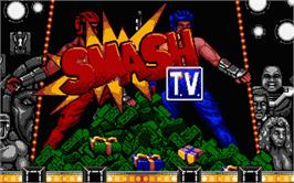 Title screen of Smash T.V. on the Atari ST.