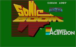 Title screen of Sonic Boom on the Atari ST.