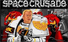 Title screen of Space Crusade on the Atari ST.