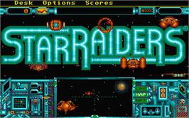 Title screen of Star Raiders on the Atari ST.