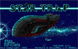Title screen of Star Trap on the Atari ST.