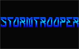 Title screen of Stormbringer on the Atari ST.