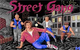 Title screen of Street Cat on the Atari ST.