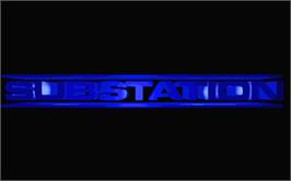 Title screen of Substation on the Atari ST.