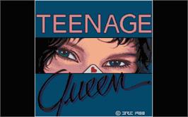 Title screen of Teenage Queen on the Atari ST.