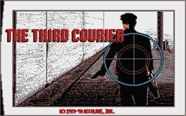 Title screen of Third Courier on the Atari ST.