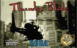Title screen of Thunder Blade on the Atari ST.