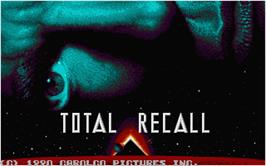 Title screen of Total Recall on the Atari ST.