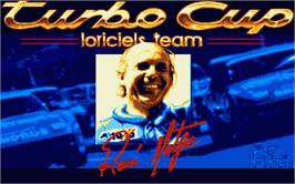 Title screen of Turbo Cup on the Atari ST.