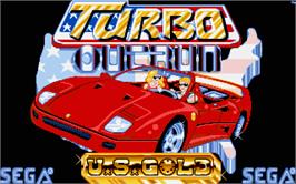 Title screen of Turbo Out Run on the Atari ST.