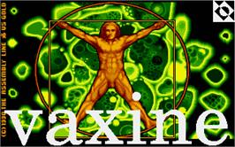 Title screen of Vaxine on the Atari ST.