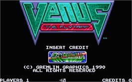 Title screen of Venus the Flytrap on the Atari ST.