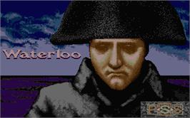 Title screen of Waterloo on the Atari ST.