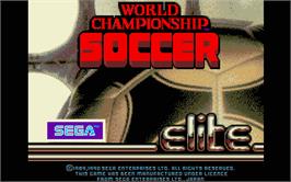 Title screen of World Championship Soccer on the Atari ST.