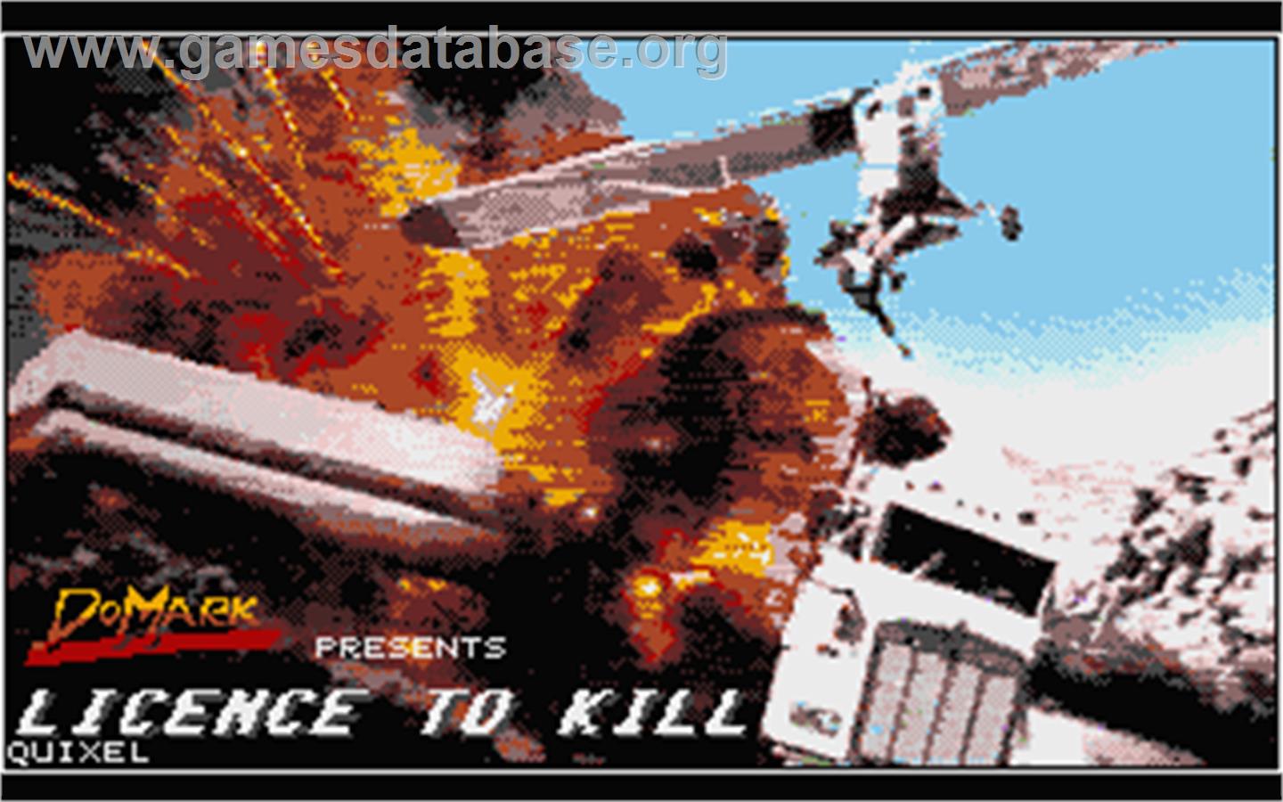 007: Licence to Kill - Atari ST - Artwork - Title Screen