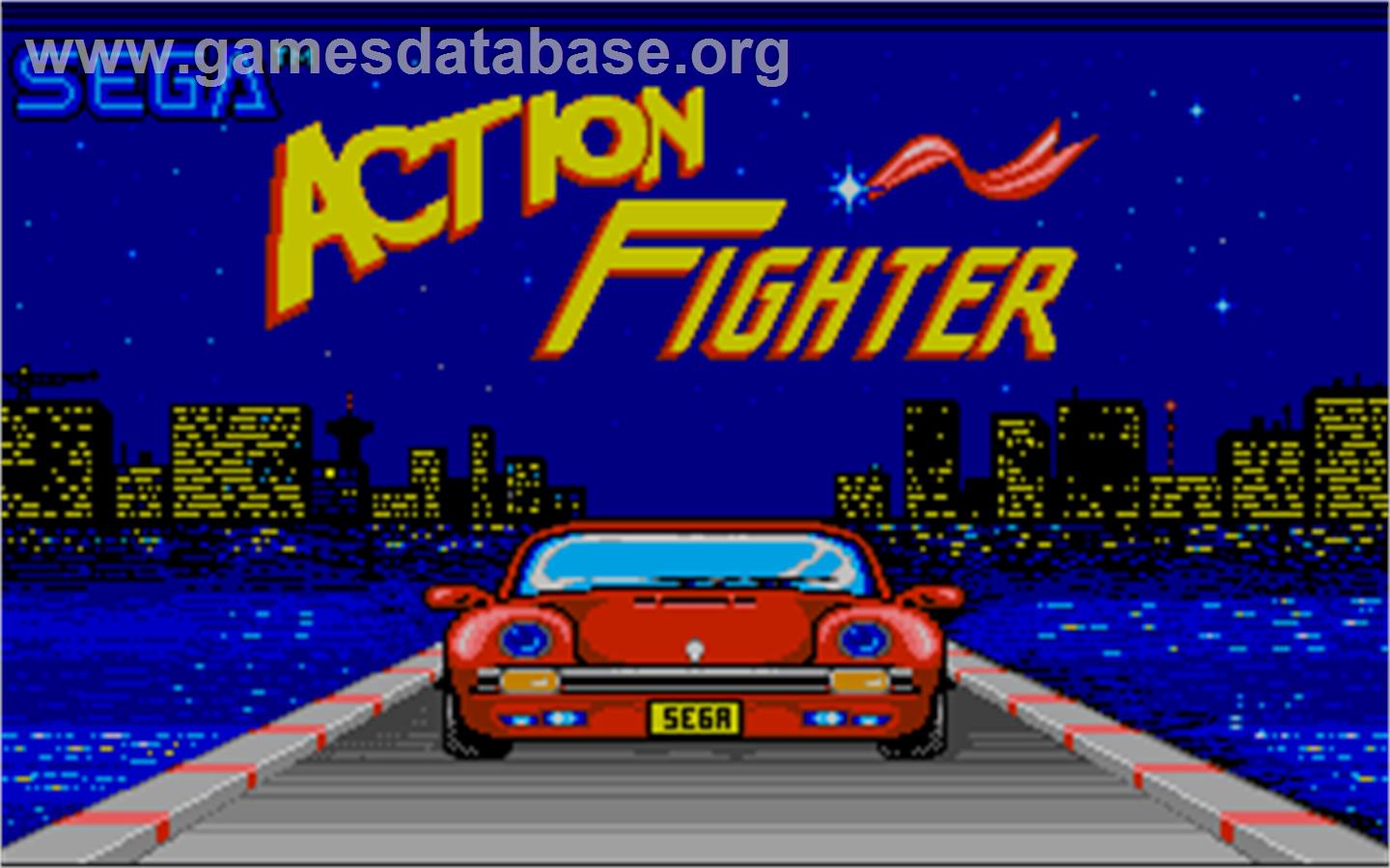 Action Fighter - Atari ST - Artwork - Title Screen